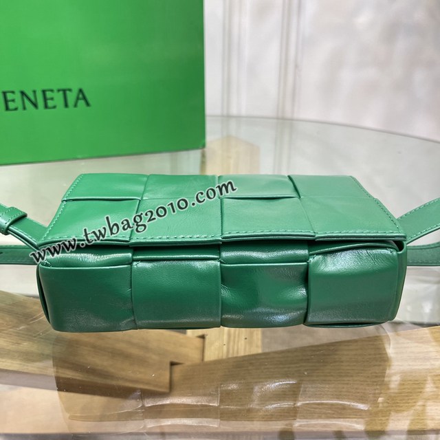 Bottega veneta高端女包 KF0023 寶緹嘉爆款賽車綠CASSETTE腰包 BV經典款四格腰包/胸包/斜挎包/單肩包  gxz1395